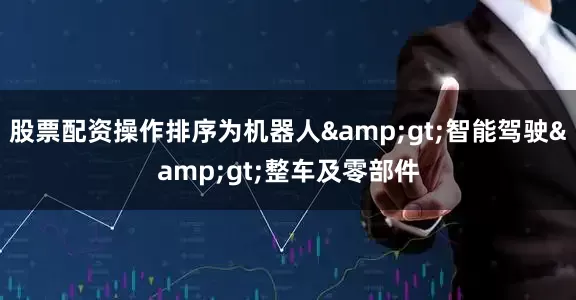 股票配资操作排序为机器人&gt;智能驾驶&gt;整车及零部件